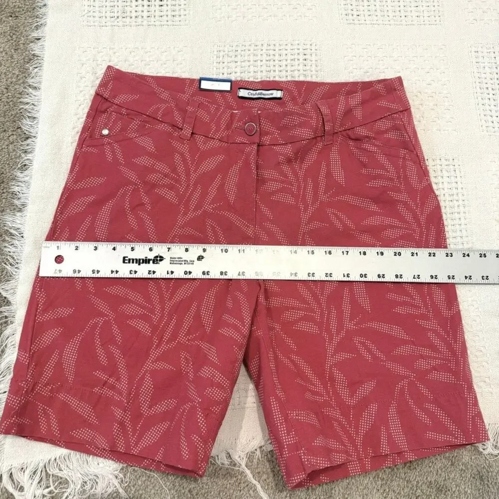 new Croft & Barrow 16 flat front casual chino shorts SH2 2843 - Picture 7 of 9